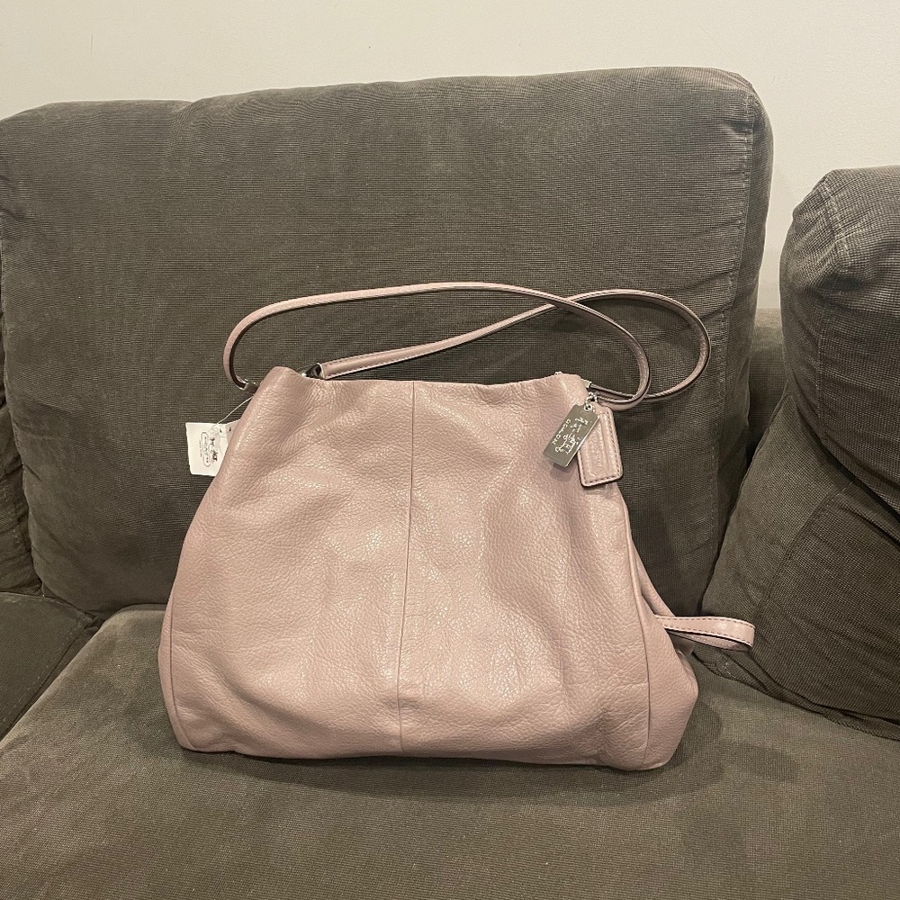 COACH MADISON LEATHER SMALL PHOEBE SHOULDER BAG